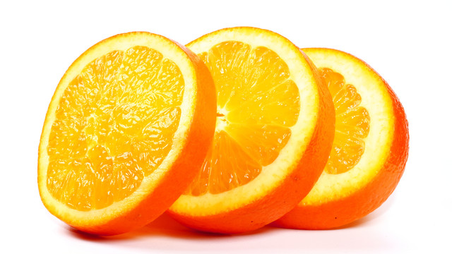 切片的橙子
