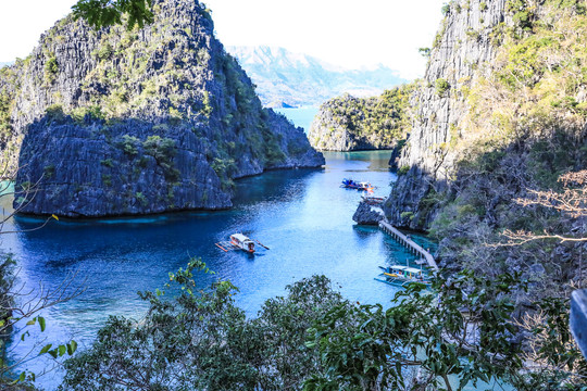 菲律宾巴拉望科隆凯央根湖