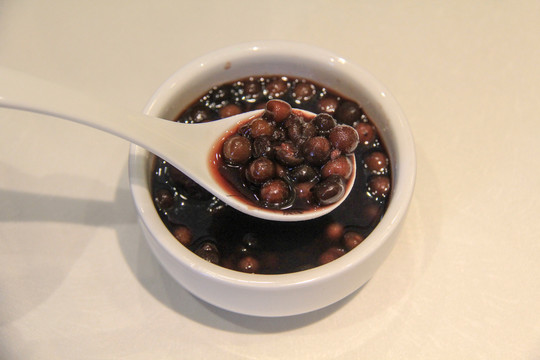 中国甘肃兰州风味小吃灰豆子