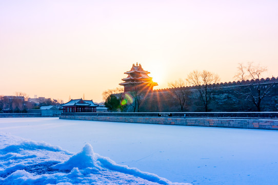 雪后故宫神武门