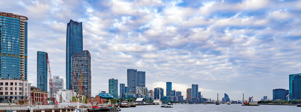 上海黄浦江和上海的港口