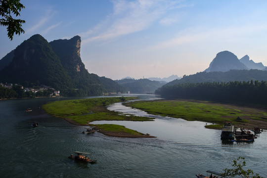 广西阳朔漓江风光