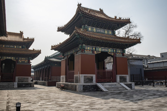 北京历代帝王庙碑亭