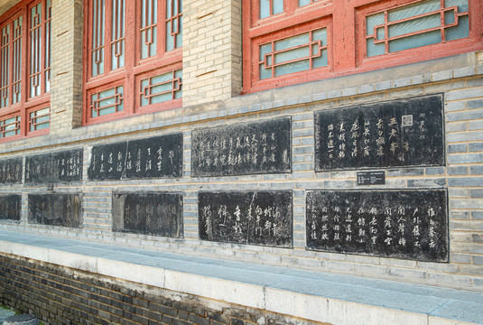 西安碑林博物馆石碑展厅