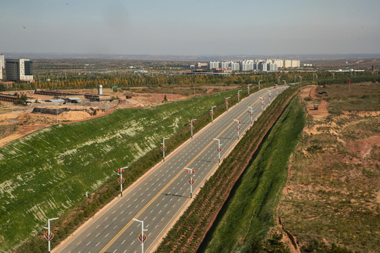 高速公路俯视