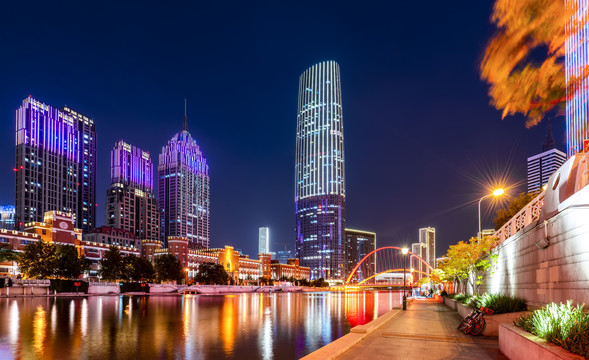 津湾广场夜景