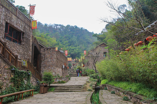 湖南桃花源风景区风光