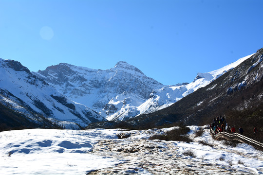 黄龙雪山