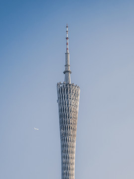 飞机与广州塔