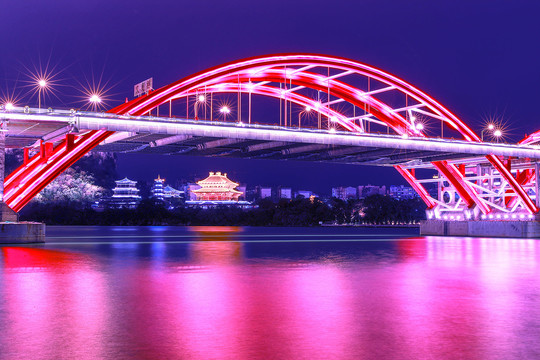 柳州文惠桥夜景