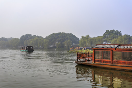 杭州西湖山水游船码头