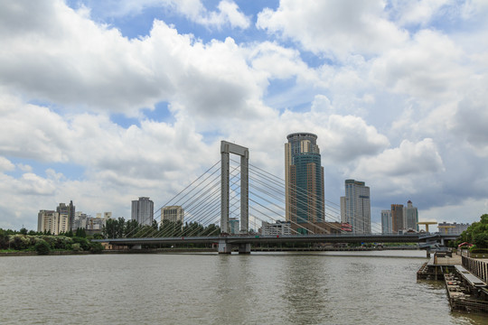 宁波三江口桥梁景观