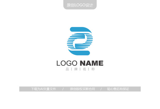 ZC字母logo设计