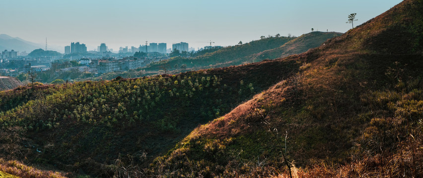 山坡荒山丘陵高清图