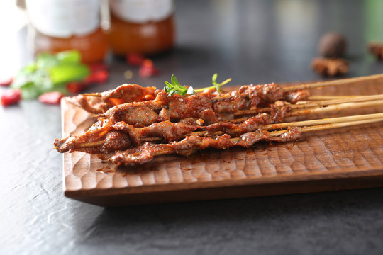 碳烤鸡胗串