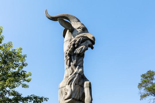 广州越秀公园五羊雕塑