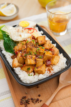 麻婆豆腐饭