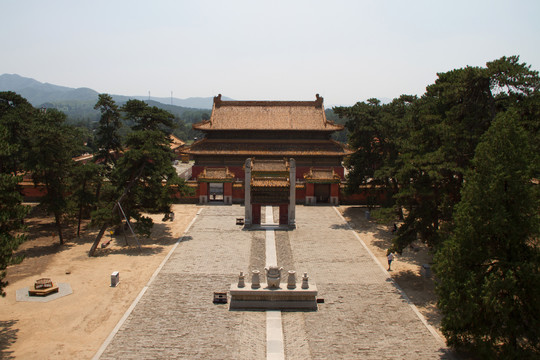 清西陵泰陵后寝院