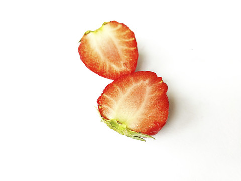 红草莓切开