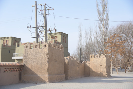 中国新疆吐鲁番老城区随拍