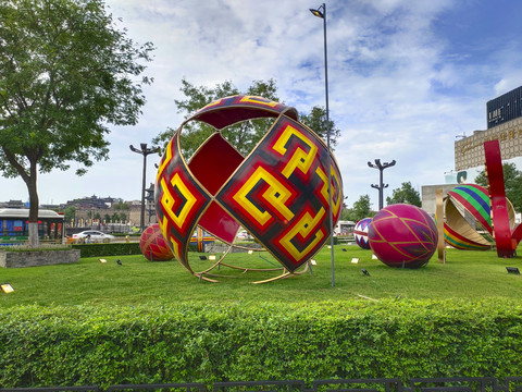 球形小品雕塑景观创意造型
