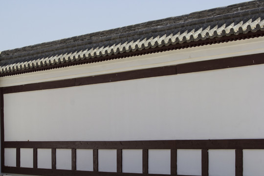 中式建筑院墙
