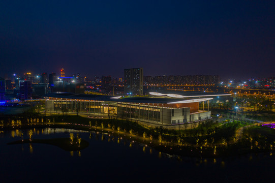 南通市中创区国际会展中心夜景