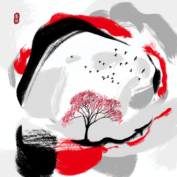 抽象画