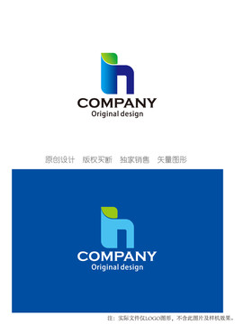 H字母logo设计字母H标志