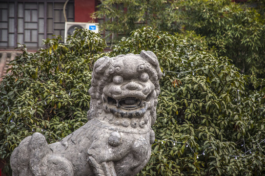 中国传统狮子雕塑