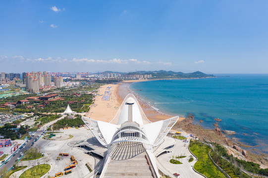 青岛金沙滩风景