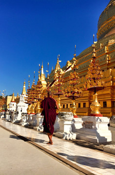 缅甸佛教风光