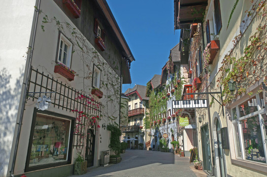 奥地利小镇街景
