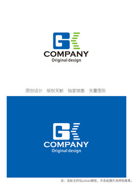 GK字母logo设计