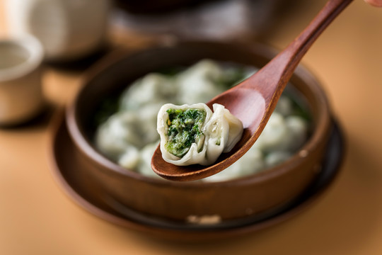 荠菜猪肉大馄饨