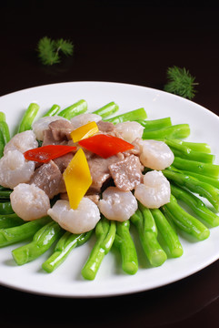 虾仁炒肉