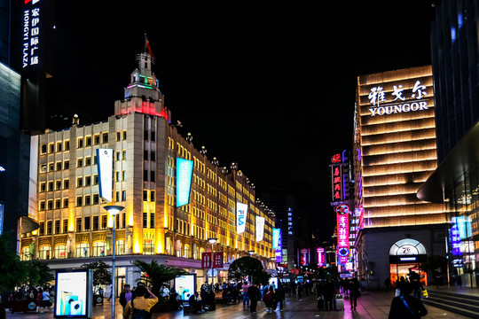 上海南京路夜景