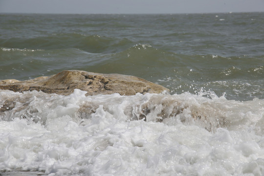 海水海浪浪花