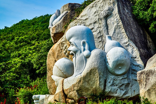 海南弥勒佛雕塑