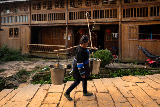 榕江县栽麻乡宰荡侗寨自然景观