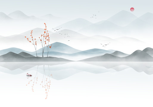 意境山水画