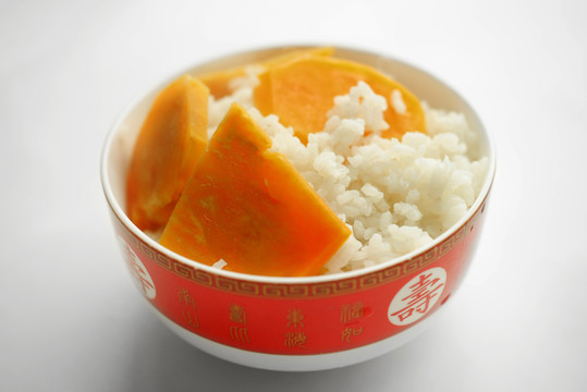 红薯大米饭