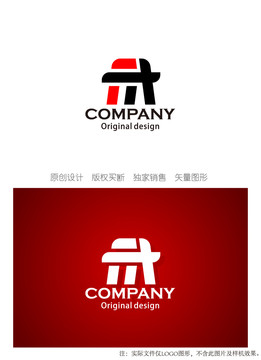 FA字母logo设计