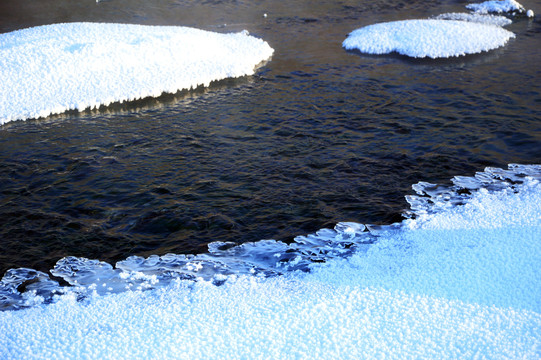 冰冻河流
