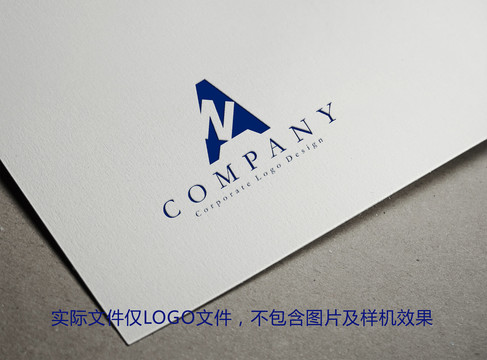 AN字母logo设计