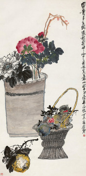 吴昌硕多子图