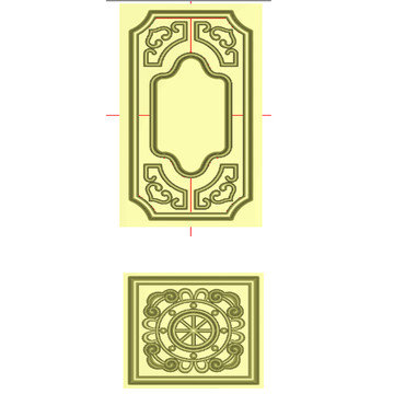 雕花门精雕图