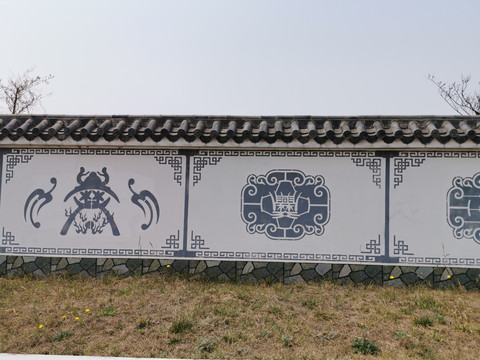 爨文化主题围墙