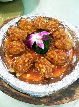 铁板香菇鲍