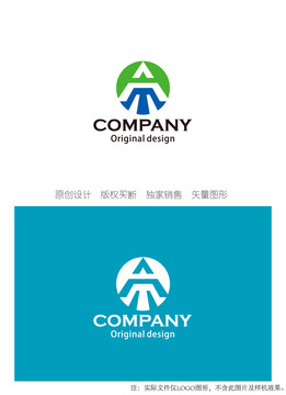MA字母创意logo设计